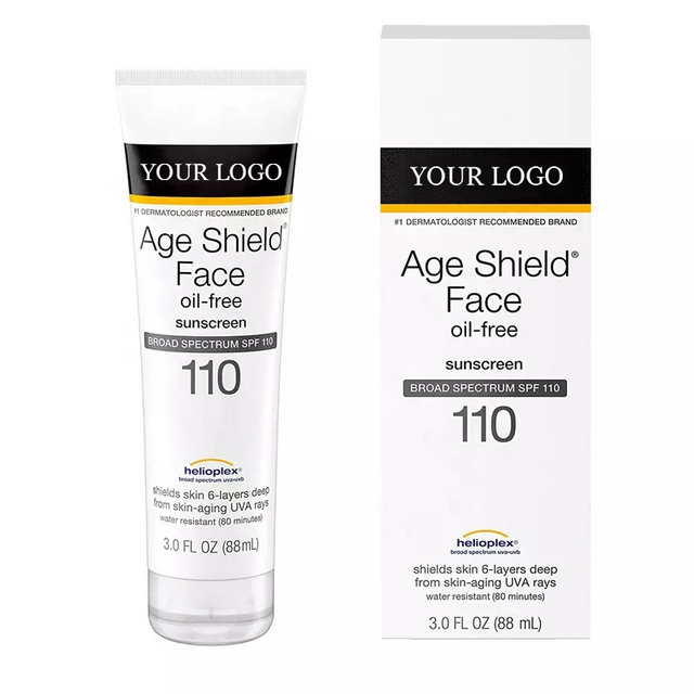 Private Label Natürliche Sonnenschutzlotion SPF 110 Feuchtigkeitscreme Aufhellende Bio-Sonnenschutzcreme