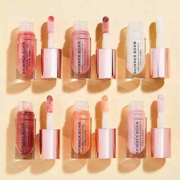 OEM 6 FARBEN Private Label Bio-Glanzfarbe Nude Shimmer Mini Lipgloss