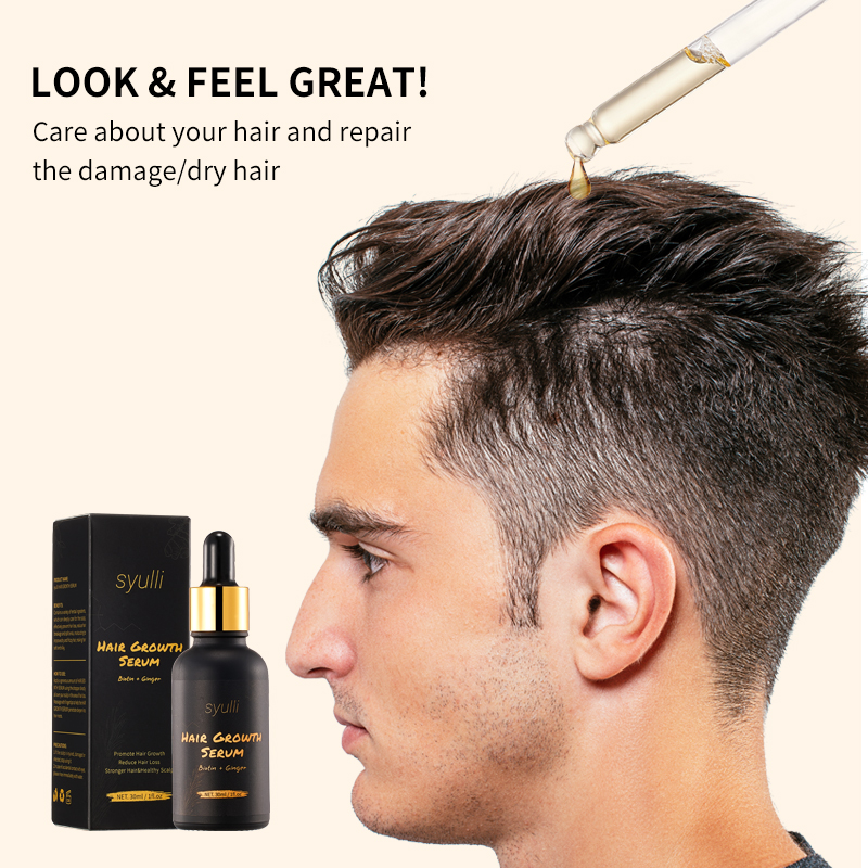 Pflanzliches Haarwachstumsserum mit Biotin und Ingwer