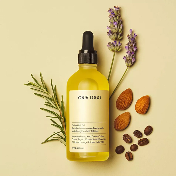 Individuelles Logo Private Label Natürliches Kokosnuss-Argan-Rizinusöl Anti-Fall-Haarbehandlungsserum Biotin-Haarwachstumsöl