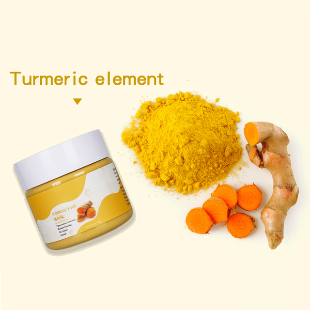 Private Label Kurkuma-Ton-Gesichtsmaske