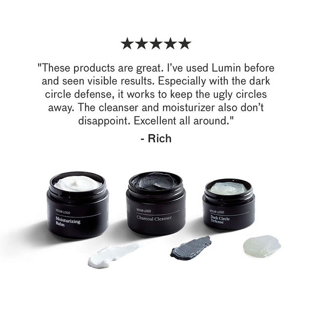  Pflanzenextrakt-Hautpflegeset für Männer